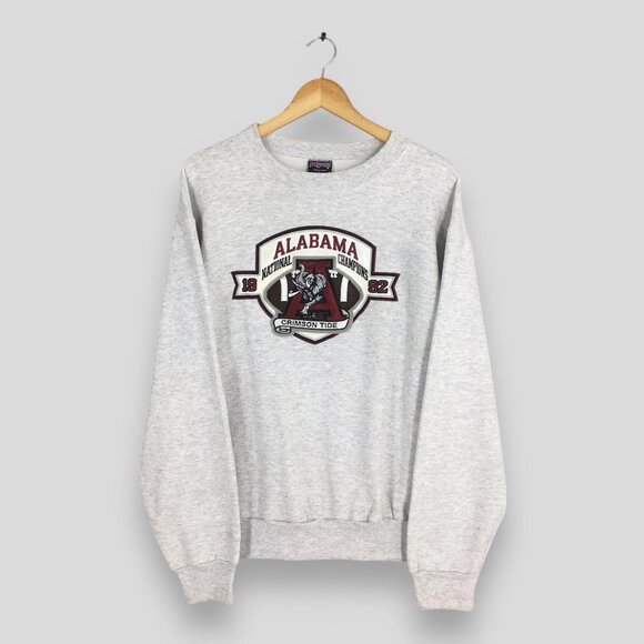 Vintage Alabama Crimson Tide NCAA Sweatshirt Bama Crimson Tide National Champion - Picture 1 of 3